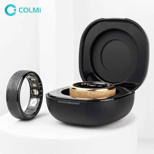 COLMI R10 Smart Ring with Charging Case for Men Women, Health and Sleep Monitor, 5ATM Waterproof, Multi-sport Mode - Mountain ship