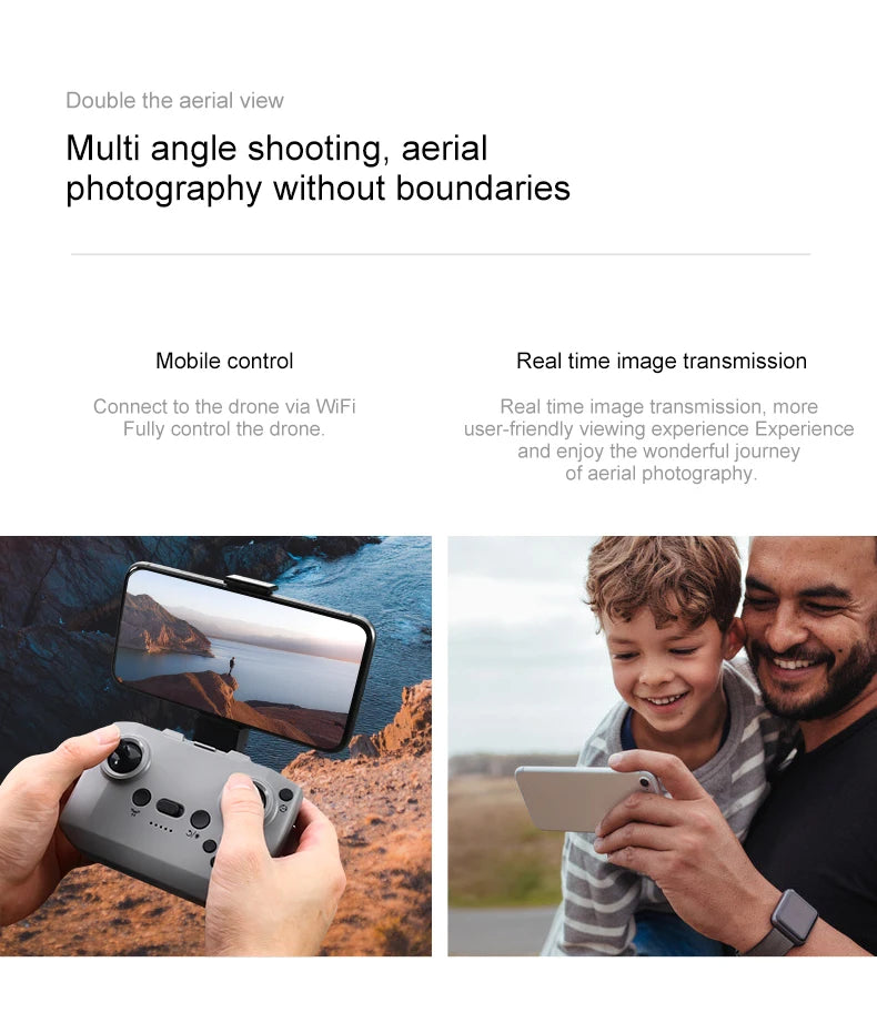 2025 D16 Mini Drone HD Camera 4K 1080P 180 ° Lens Dron Professional Obstacle Avoidance Optical Flow FPV Dron RC Quadcopter Toys - Mountain ship
