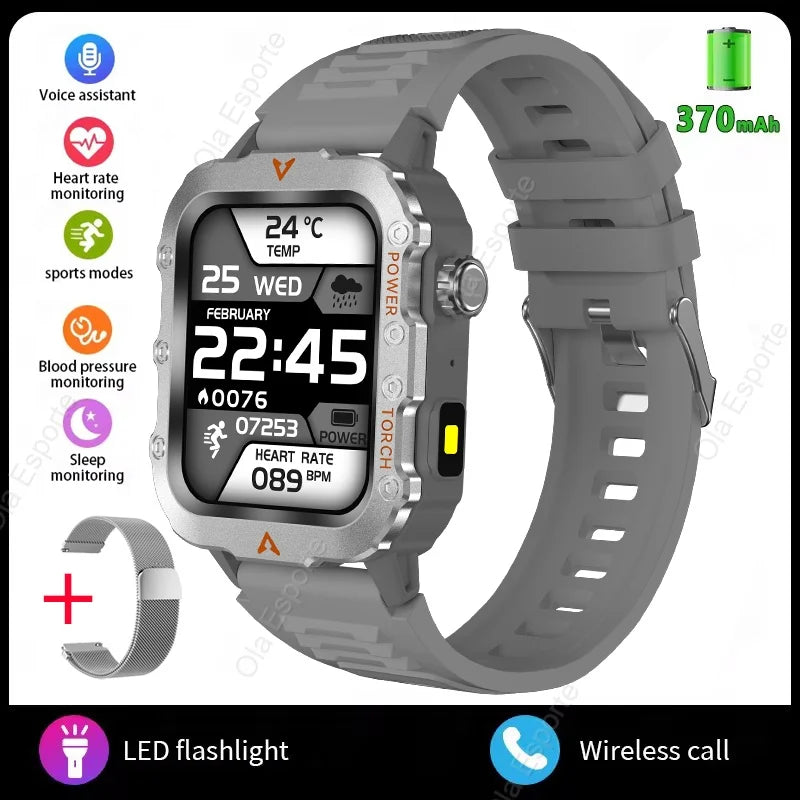 Original Men Smart Watch Bluetooth Call Fitness Clock 3ATM IP68 Swim Waterproof Sports Smartwatch for Women Xiaomi Android 2025 - Mountain ship
