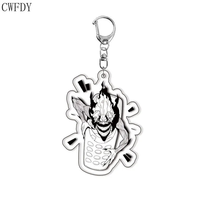 New Anime Dandadan Momo Acrylic Keychain Children Cartoon Badge Pendant Charms Key Chain Jewelry Accessories For Fans Xams Gift Mountain ship