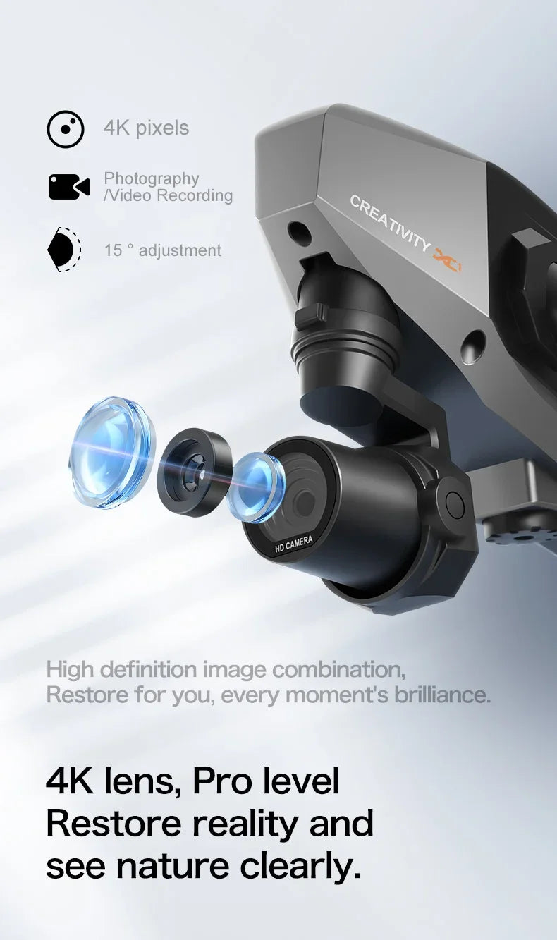 XD1 Pro Mini Dron with 8K Dual Camera WIFI Alloy Anti-drop Optical Flow Positioning Quadcopter Remote Control Gift RC Toy - Mountain ship