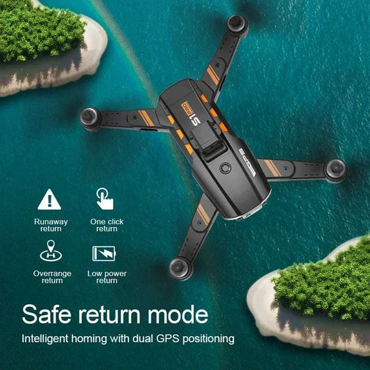 S1 8K Professinal HD GPS Dron One Key Return Optical Flow Localization Folding Quadcopter 360° Obstacle Avoidance Dron Toys - Mountain ship