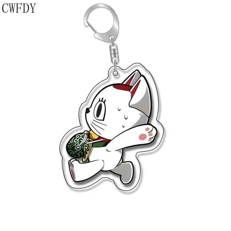 New Anime Dandadan Momo Acrylic Keychain Children Cartoon Badge Pendant Charms Key Chain Jewelry Accessories For Fans Xams Gift - Mountain ship