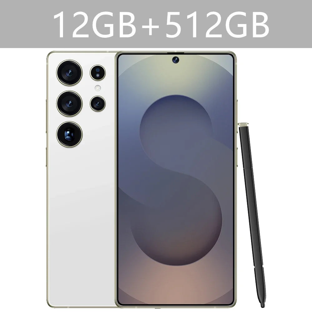 New S25 Ultra 7.3HD Original Smartphone 5G Global Version Mobile Phones Dual SIM Card Android 14 Cell Phone 7800mAh Cellphones - Mountain ship