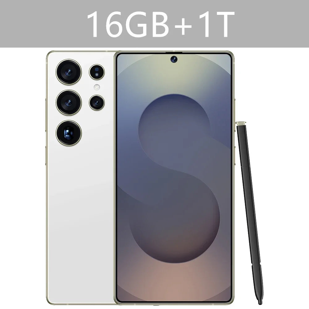 New S25 Ultra 7.3HD Original Smartphone 5G Global Version Mobile Phones Dual SIM Card Android 14 Cell Phone 7800mAh Cellphones - Mountain ship