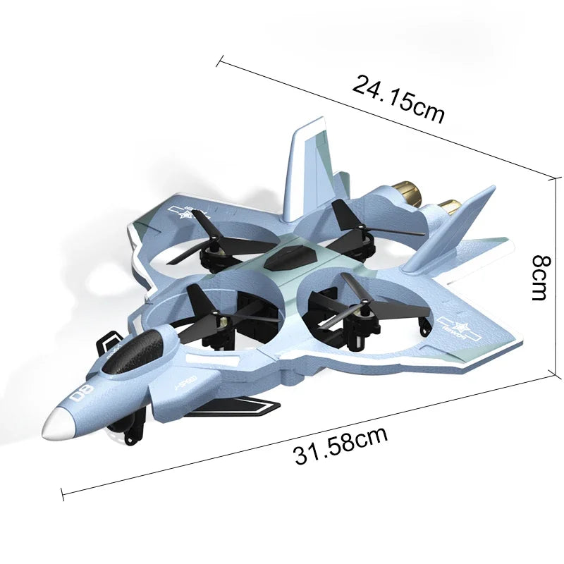 JJRC Dron With Camera Glide Take Off EVA Fighter WIFI Picture Transmission 8K Aerial Foam Remote Control Aircraft Toy Gifts - Mountain ship