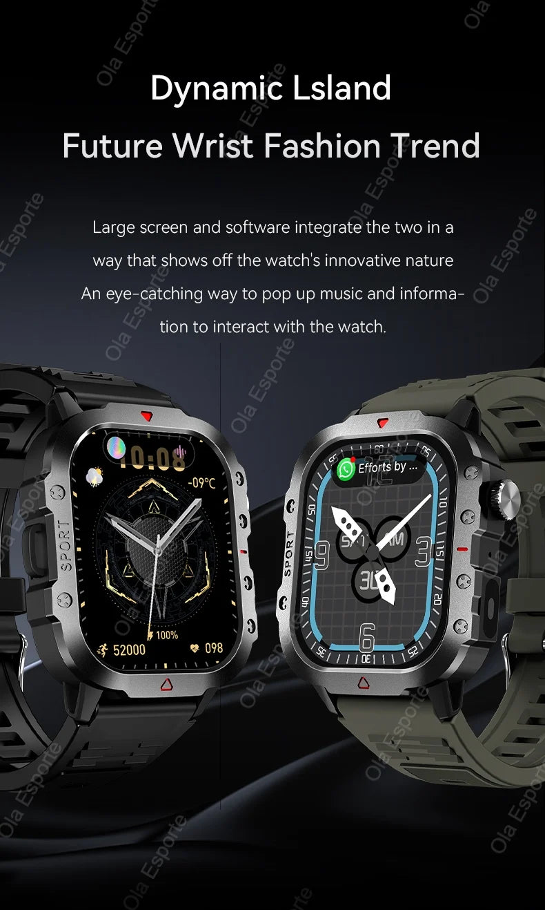 Original Men Smart Watch Bluetooth Call Fitness Clock 3ATM IP68 Swim Waterproof Sports Smartwatch for Women Xiaomi Android 2024 - Mountain ship