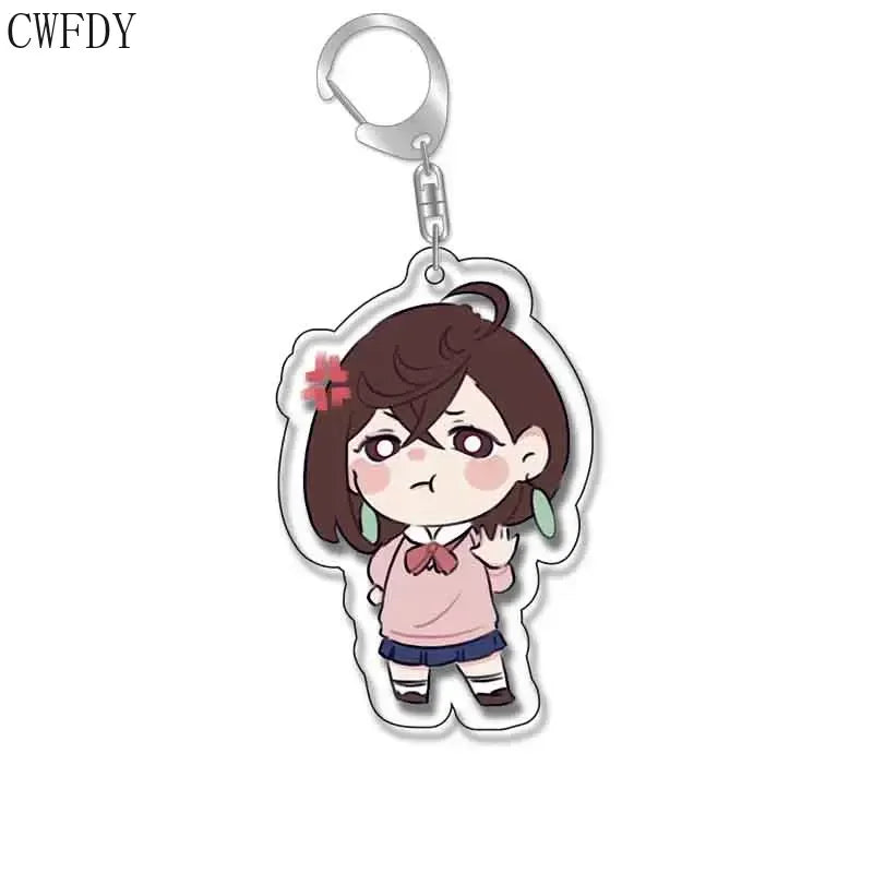 New Anime Dandadan Momo Acrylic Keychain Children Cartoon Badge Pendant Charms Key Chain Jewelry Accessories For Fans Xams Gift Mountain ship