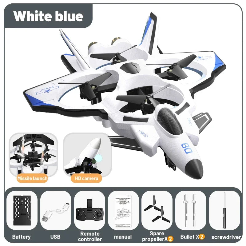 JJRC Dron With Camera Glide Take Off EVA Fighter WIFI Picture Transmission 8K Aerial Foam Remote Control Aircraft Toy Gifts - Mountain ship