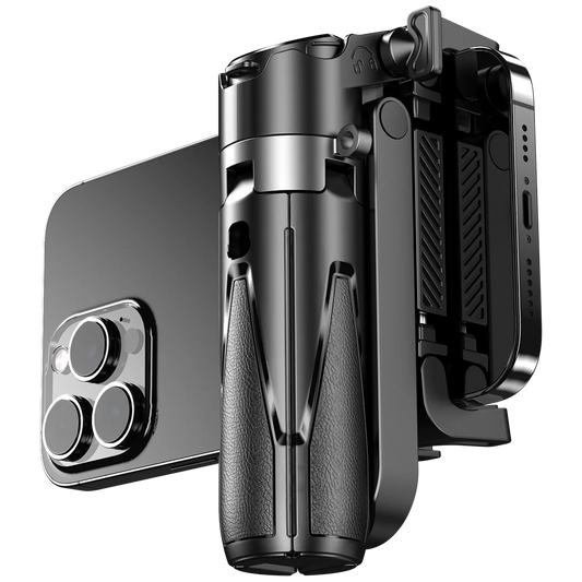 Newly Upgraded Design Mini Bluetooth Portable Telescopic Multifunctional Tripod Phone Selfie Stick - Mountain ship