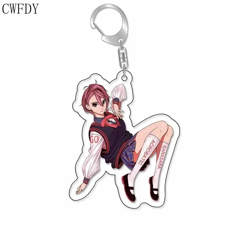 New Anime Dandadan Momo Acrylic Keychain Children Cartoon Badge Pendant Charms Key Chain Jewelry Accessories For Fans Xams Gift - Mountain ship