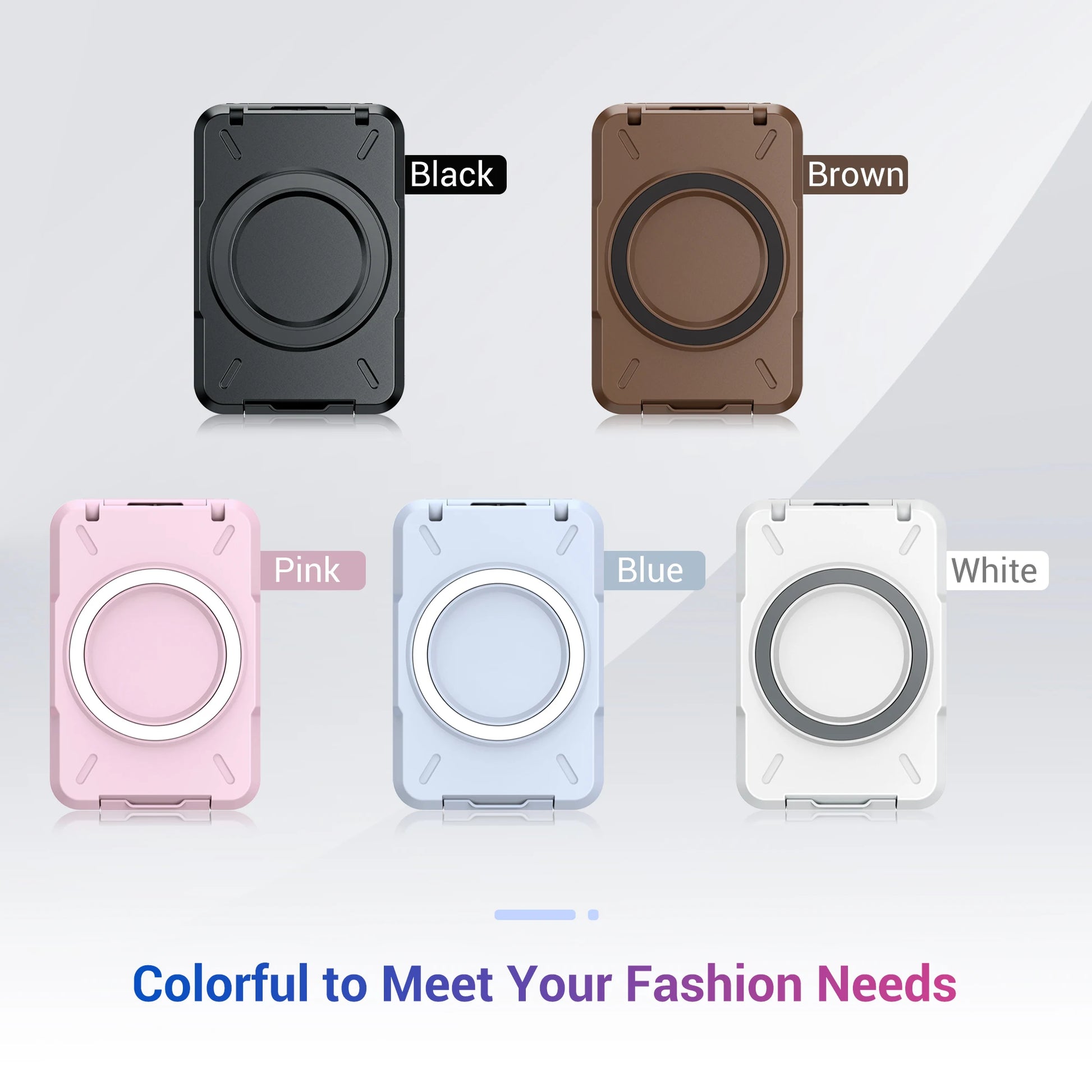 Magnetic Wallet & Card Holder with RFID Blocking Function for iPhone 16 15 14 Pro/ Pro Max/ 13 Pro Max/ 13 12 Pro MagSafe Wallet - Mountain ship