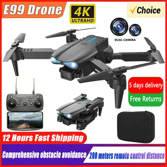 E99 Pro Drone Quadcopter Remote Control Handle Four Axis Aircraft HD 6K Photography UAV Altitude Fixation Helicopter Toys - Mountain ship