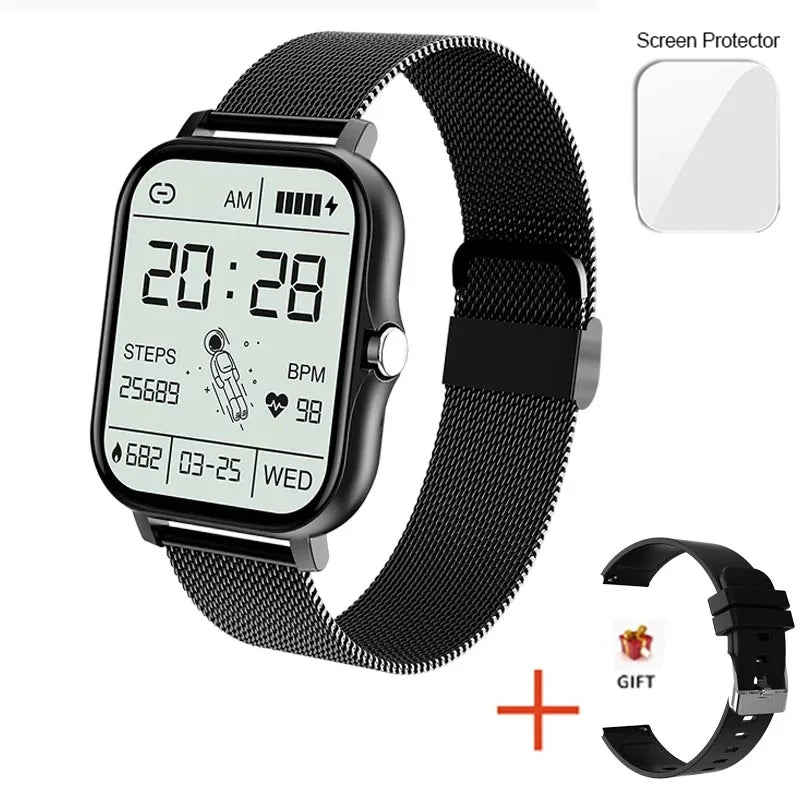 2025 New Bluetooth Answer Call Smart Watch Men Touch Call Fitness Tracker Waterproof Smartwatch Women For Android ios Gift - Mountain ship