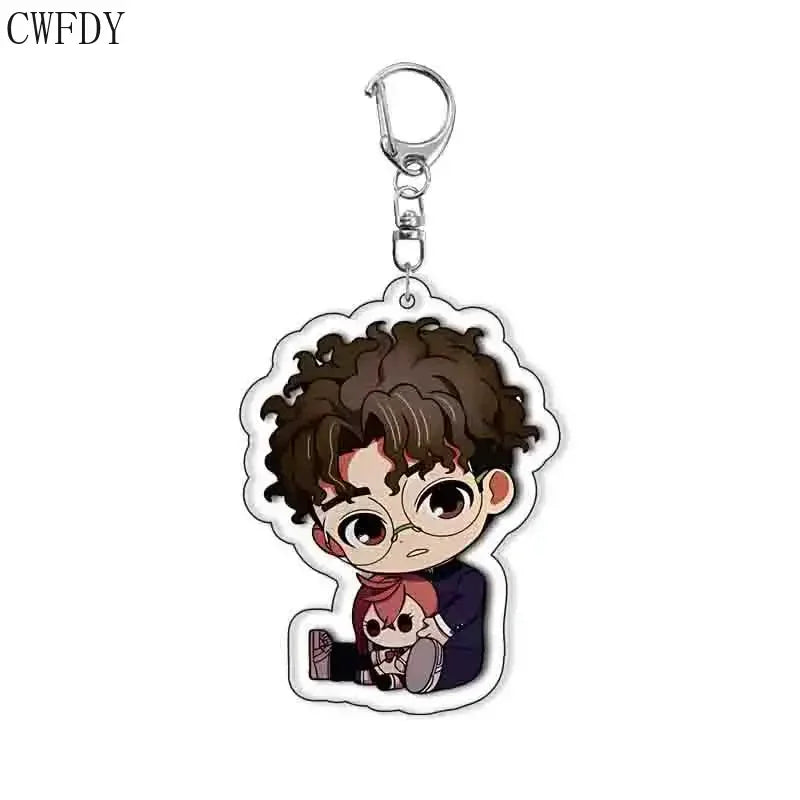 New Anime Dandadan Momo Acrylic Keychain Children Cartoon Badge Pendant Charms Key Chain Jewelry Accessories For Fans Xams Gift - Mountain ship