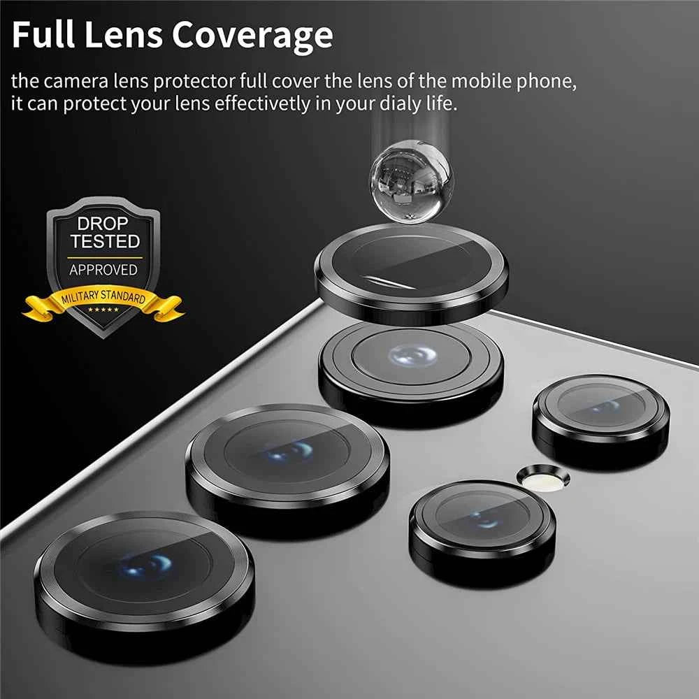 For Samsung S24 S23 Ultra Camera Lens Protector Aluminum Alloy Metal Tempered Glass Camera Film For Galaxy S22 Ultra Accessories - Mountain ship
