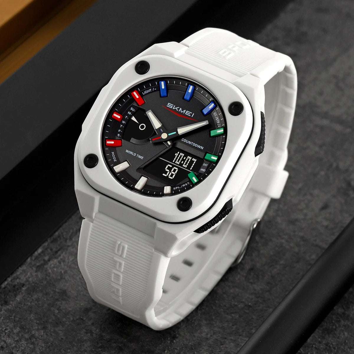 SKMEI Business Digital Electronic Watch Fashion Sports Quartz Watches For Mens Women Waterproof Wristwatches Clock Reloj Hombre - Mountain ship