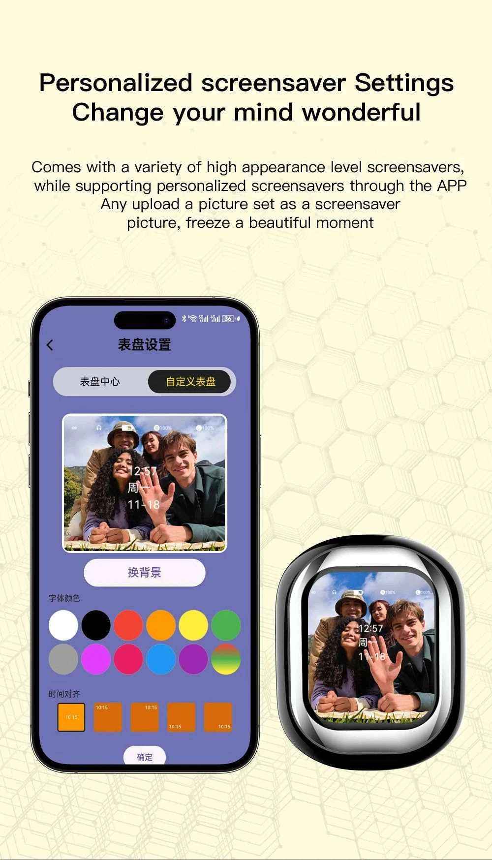 2025 AI Translation Earphones Wireless Bluetooth 5.4 2 Inch Smart Touch Screen Noise Cancellation IPX4 In-Ear Headset - Mountain ship