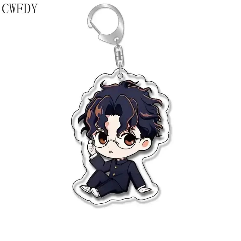 New Anime Dandadan Momo Acrylic Keychain Children Cartoon Badge Pendant Charms Key Chain Jewelry Accessories For Fans Xams Gift Mountain ship