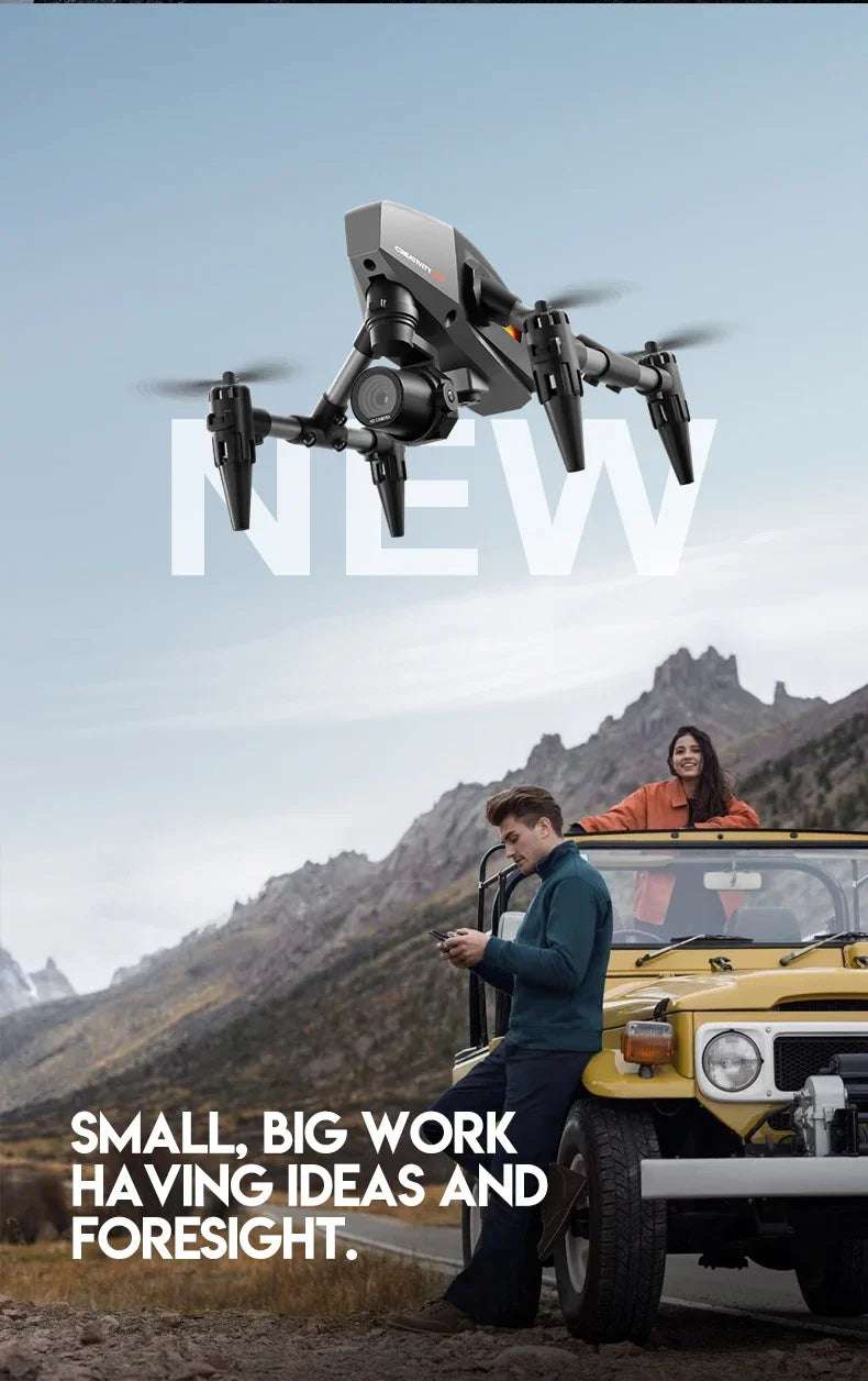 XD1 Pro Mini Dron with 8K Dual Camera WIFI Alloy Anti-drop Optical Flow Positioning Quadcopter Remote Control Gift RC Toy - Mountain ship