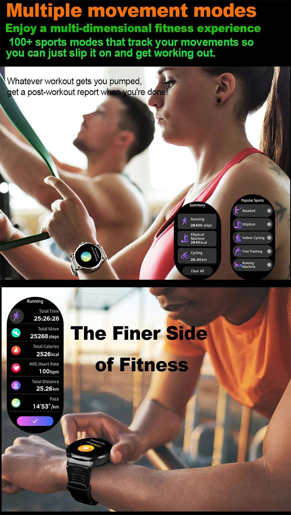 2024 New For Huawei Xiaomi Men GPS Track Smart Watch 1.85 Inch Ultra HD AMOLED Screen 710 Mah Battery Bluetooth Call Smartwatch - Mountain ship