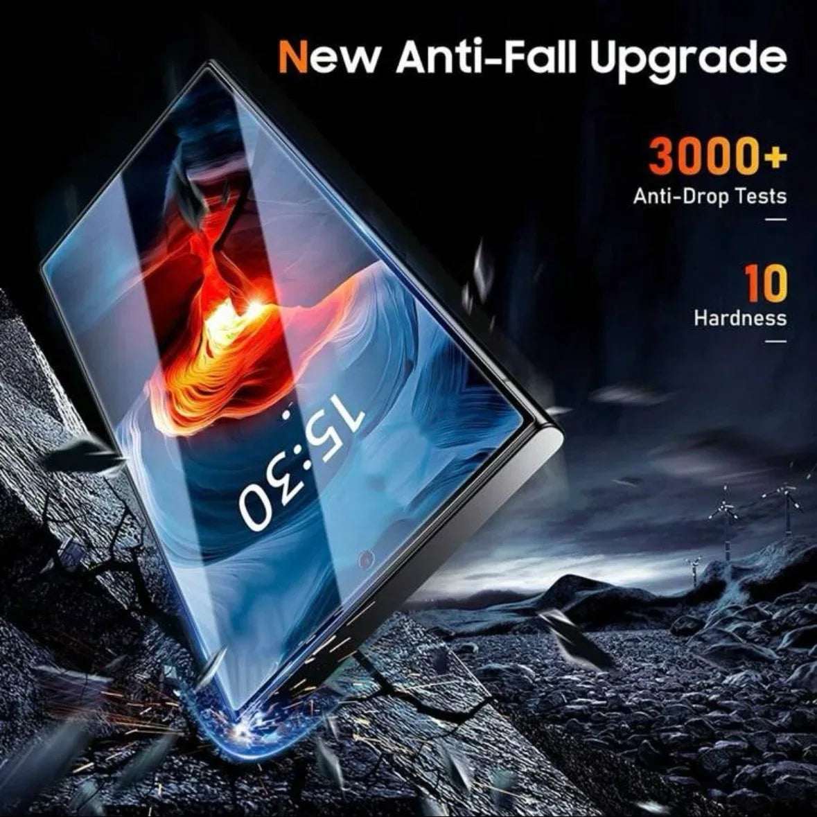 2Pcs For Samsung Galaxy S25 Ultra S24 S23 S22 S21 Plus A55 A35 A25 A15 A16 A34 A54 A55 A53 5G Screen Protector Tempered Glass - Mountain ship