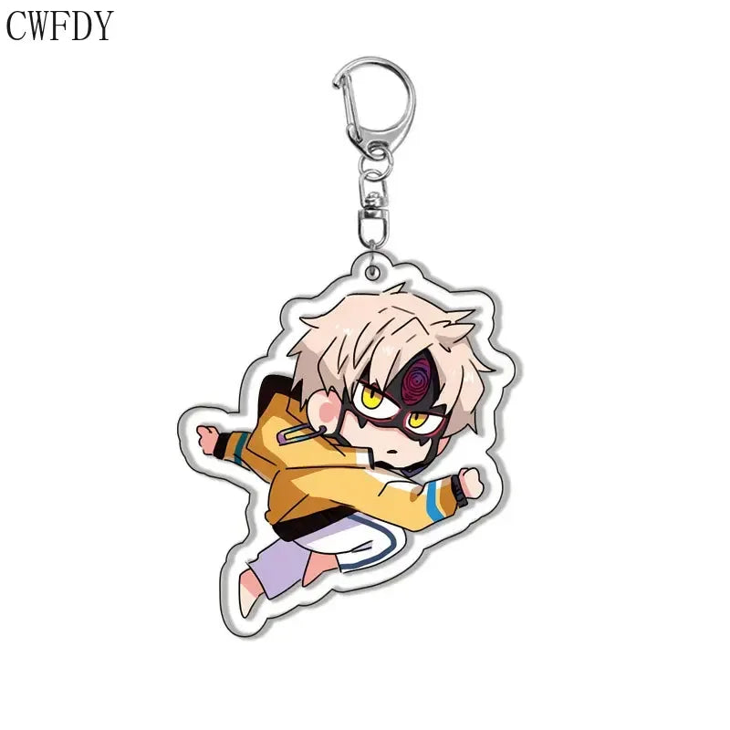 New Anime Dandadan Momo Acrylic Keychain Children Cartoon Badge Pendant Charms Key Chain Jewelry Accessories For Fans Xams Gift Mountain ship