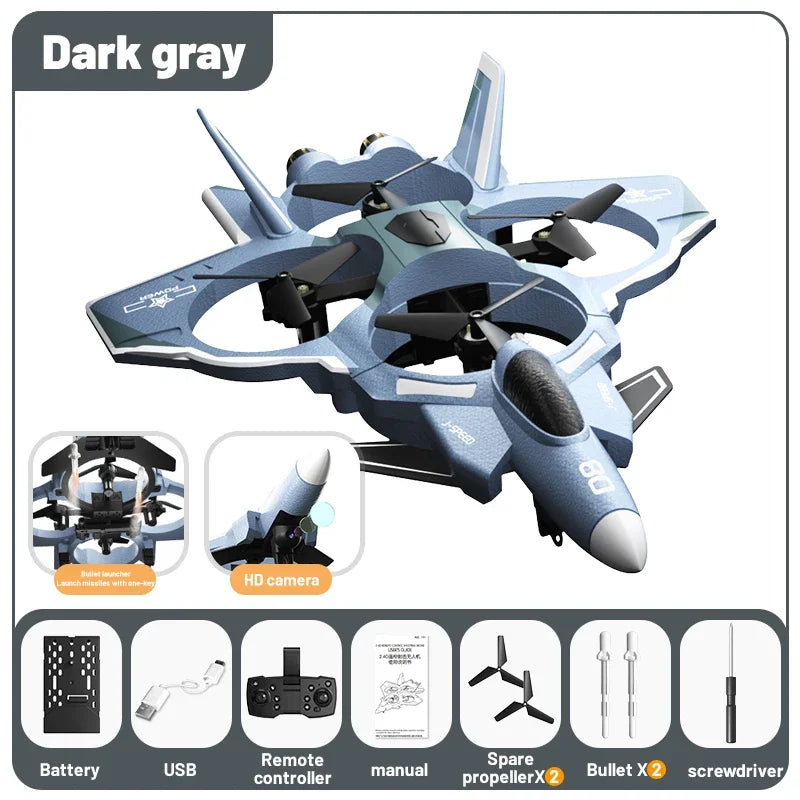 JJRC Dron With Camera Glide Take Off EVA Fighter WIFI Picture Transmission 8K Aerial Foam Remote Control Aircraft Toy Gifts - Mountain ship