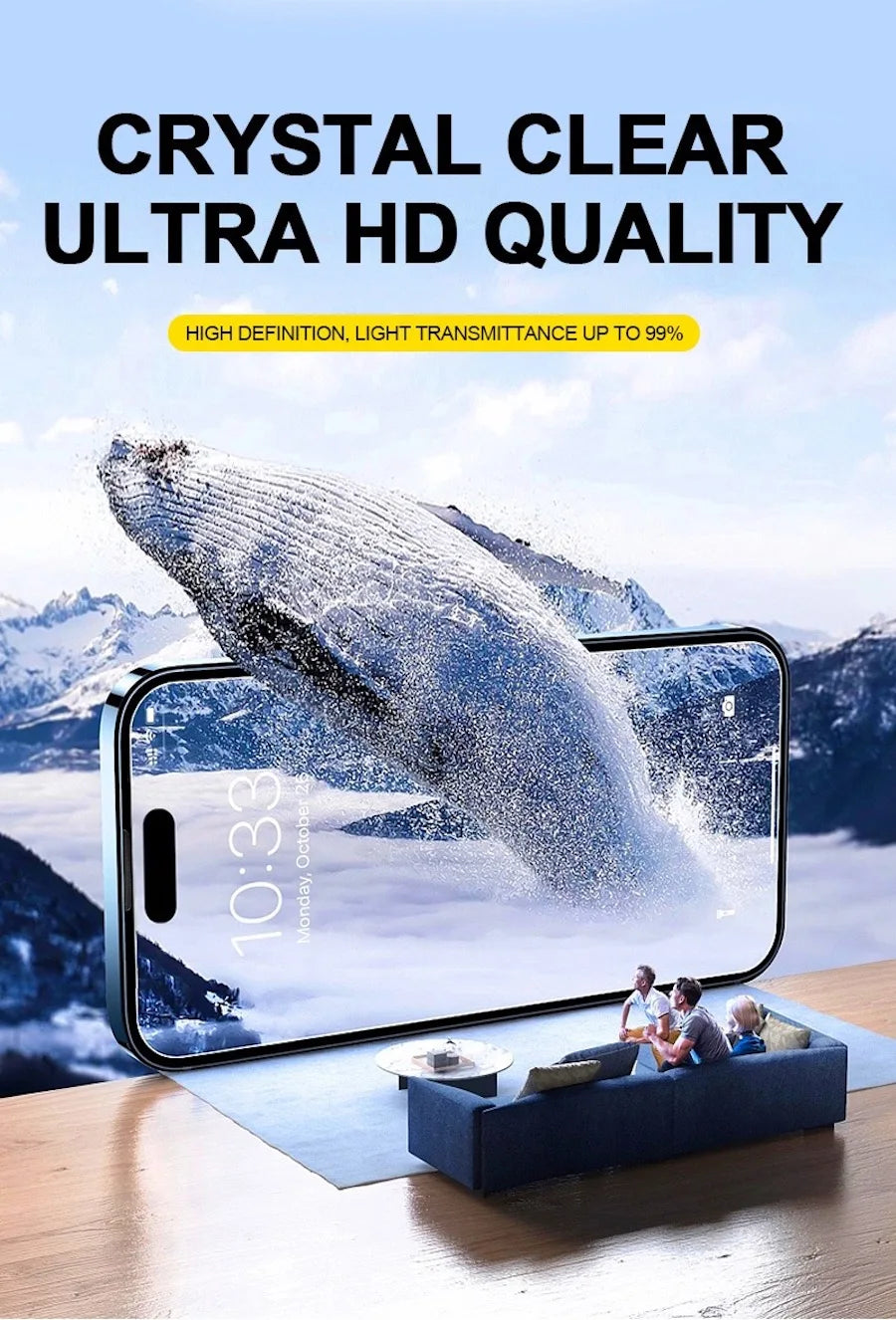 2Pcs For Samsung Galaxy S25 Ultra S24 S23 S22 S21 Plus A55 A35 A25 A15 A16 A34 A54 A55 A53 5G Screen Protector Tempered Glass - Mountain ship