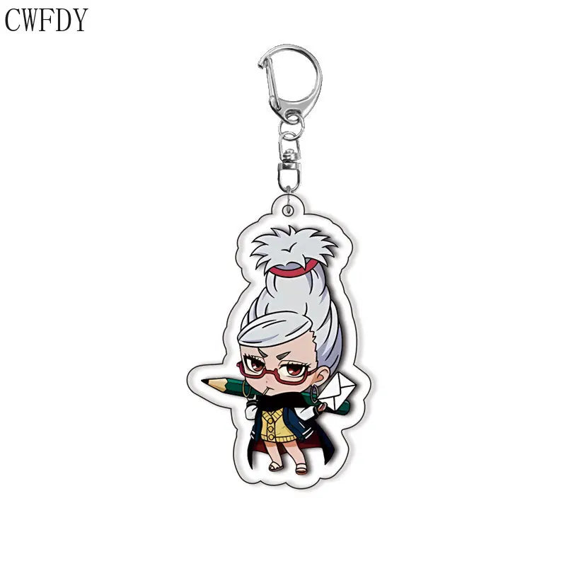 New Anime Dandadan Momo Acrylic Keychain Children Cartoon Badge Pendant Charms Key Chain Jewelry Accessories For Fans Xams Gift Mountain ship