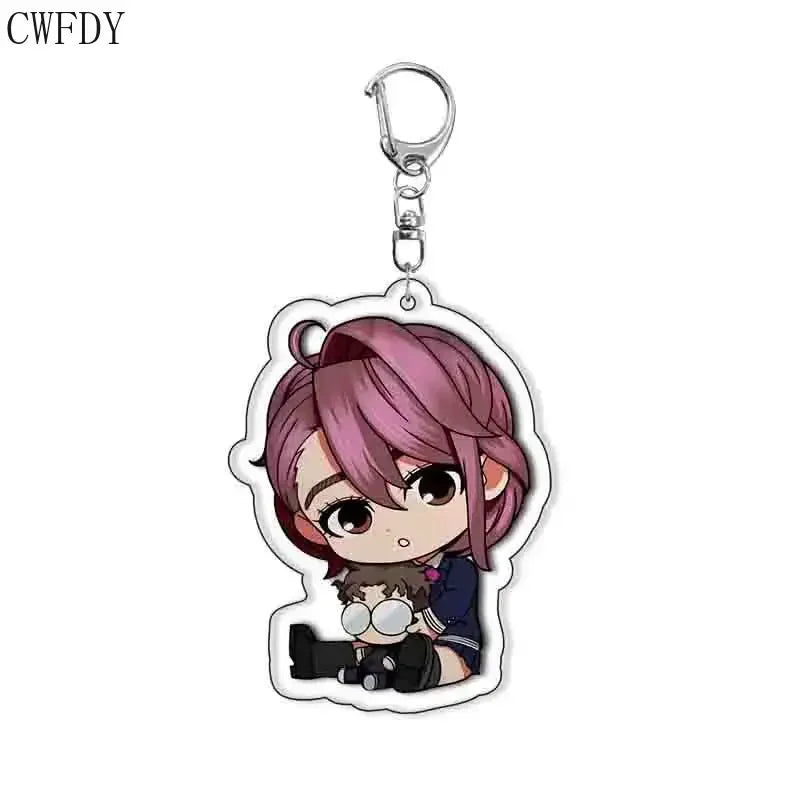 New Anime Dandadan Momo Acrylic Keychain Children Cartoon Badge Pendant Charms Key Chain Jewelry Accessories For Fans Xams Gift - Mountain ship