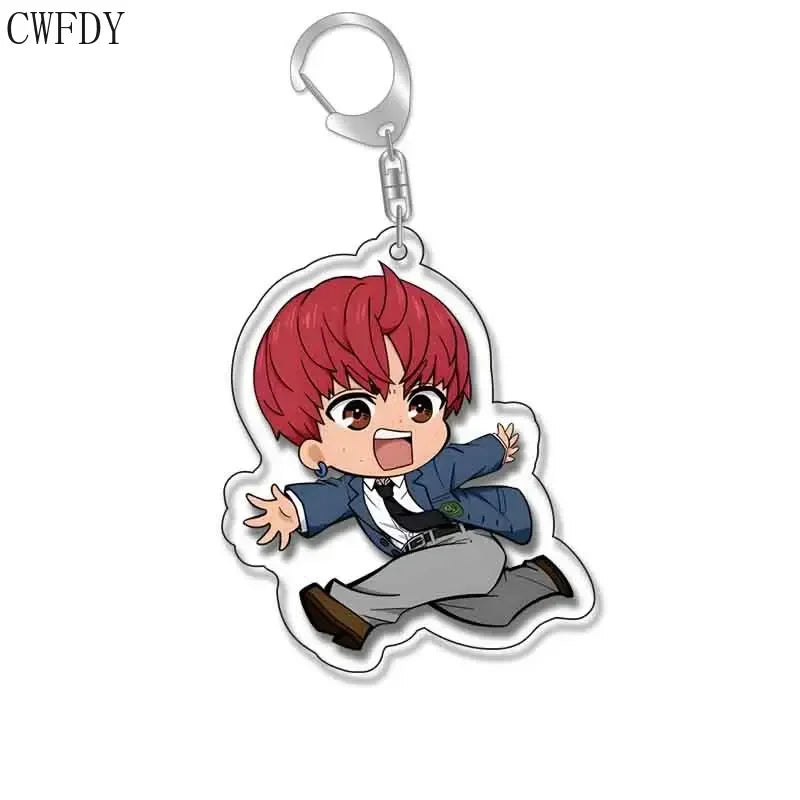 New Anime Dandadan Momo Acrylic Keychain Children Cartoon Badge Pendant Charms Key Chain Jewelry Accessories For Fans Xams Gift Mountain ship