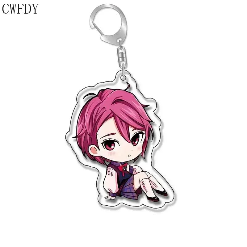 New Anime Dandadan Momo Acrylic Keychain Children Cartoon Badge Pendant Charms Key Chain Jewelry Accessories For Fans Xams Gift Mountain ship