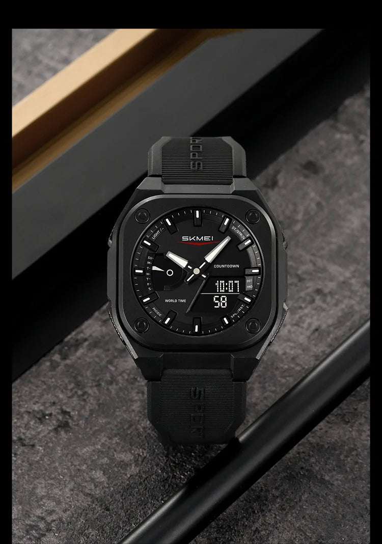 SKMEI Business Digital Electronic Watch Fashion Sports Quartz Watches For Mens Women Waterproof Wristwatches Clock Reloj Hombre - Mountain ship