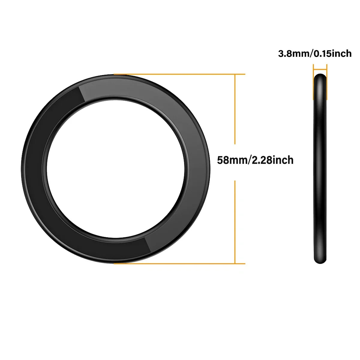 Magnetic Ring Holder For iPhone 14 13 12 Magnet Wall Mobile Phone Holder Magnetic Magsafe Car Phone Stand Universal iPad Phone - Mountain ship