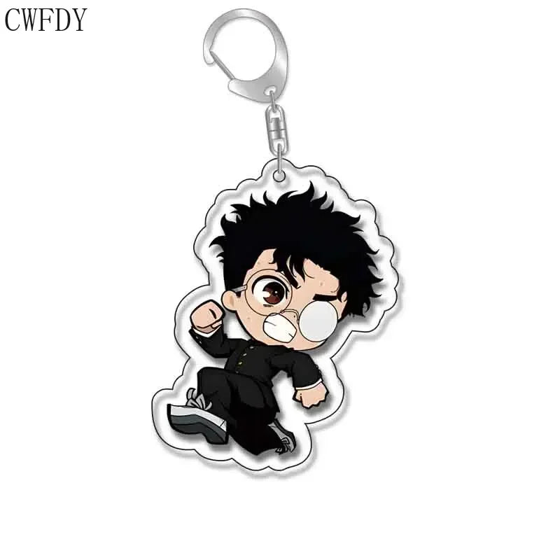 New Anime Dandadan Momo Acrylic Keychain Children Cartoon Badge Pendant Charms Key Chain Jewelry Accessories For Fans Xams Gift Mountain ship