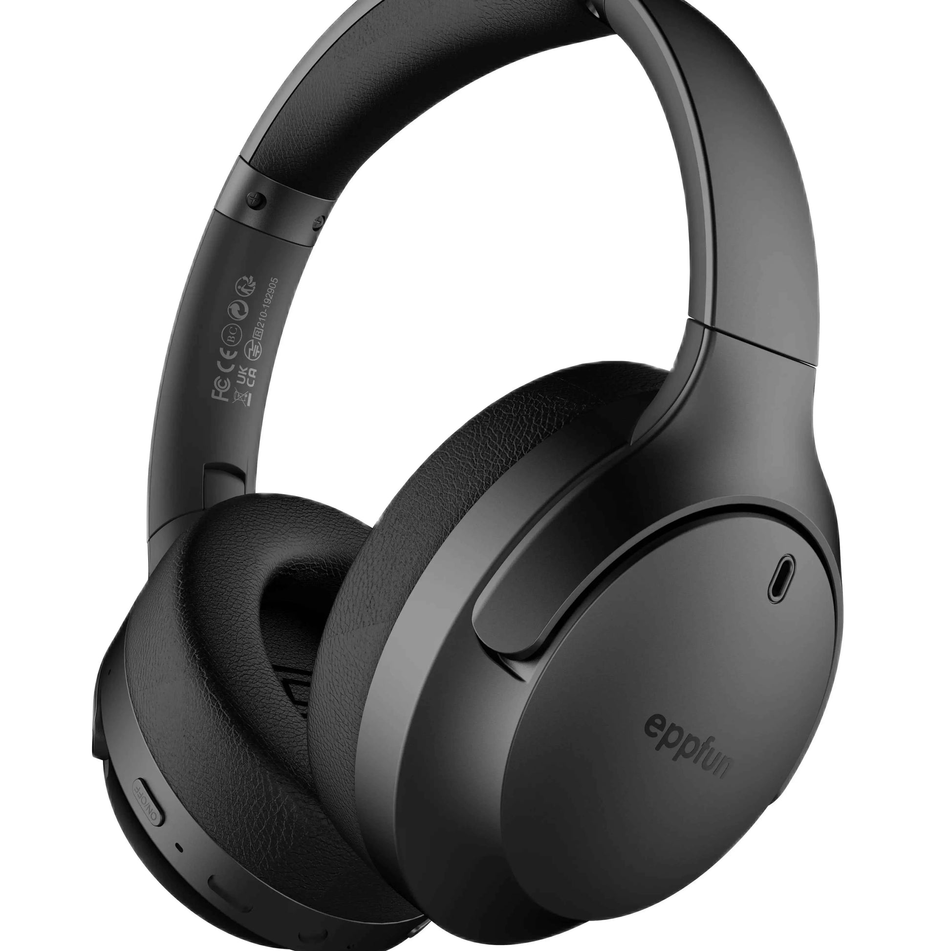 eppfun LE Audio Over Ear Bluetooth 5.4 Headphones with mic,Aptx Lossless/LC3/Auracast Headset for Music Gaming TV Watching QC308 - Mountain ship