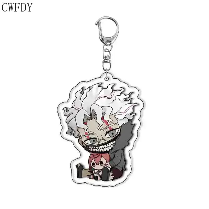 New Anime Dandadan Momo Acrylic Keychain Children Cartoon Badge Pendant Charms Key Chain Jewelry Accessories For Fans Xams Gift Mountain ship
