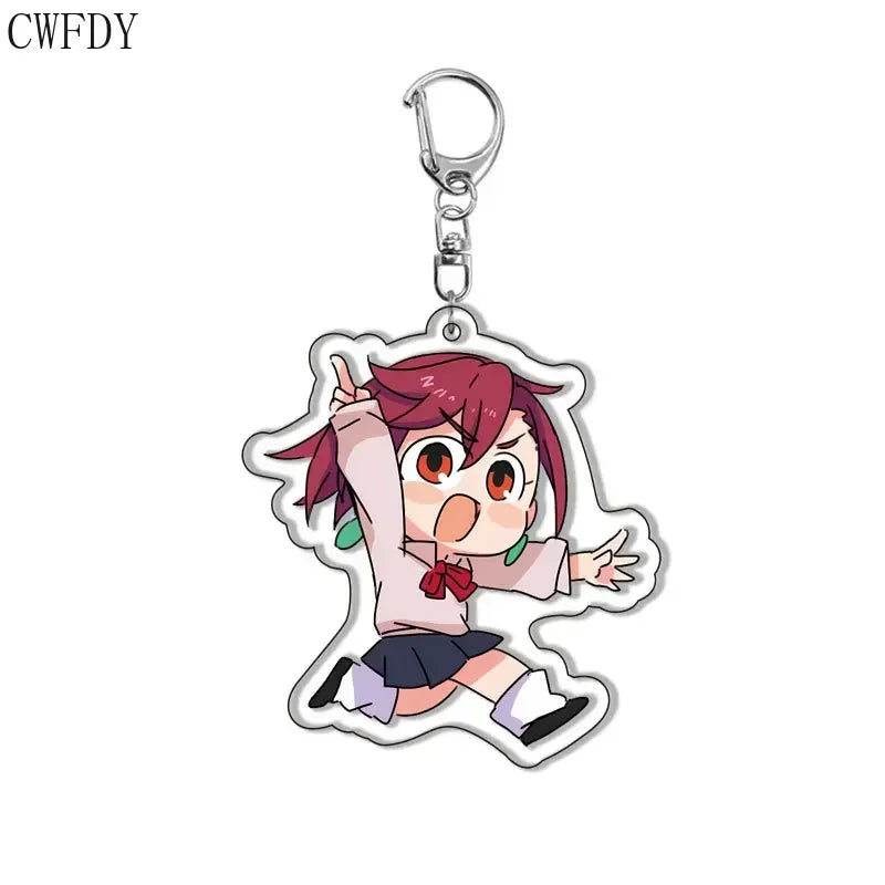 New Anime Dandadan Momo Acrylic Keychain Children Cartoon Badge Pendant Charms Key Chain Jewelry Accessories For Fans Xams Gift Mountain ship