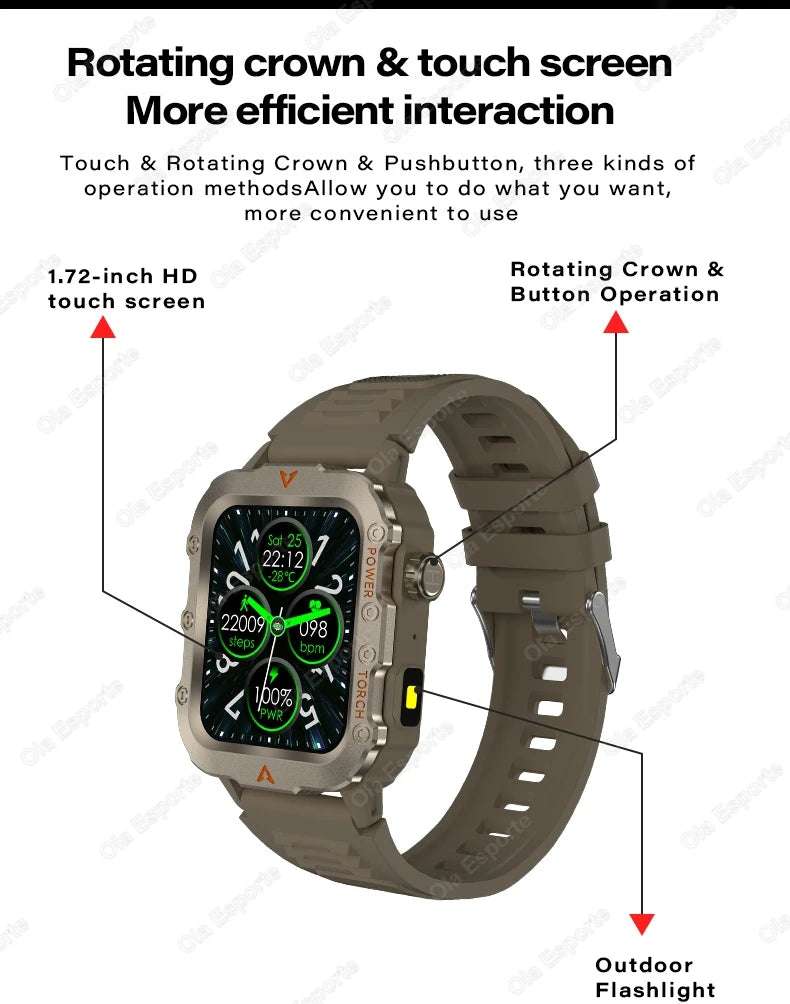 Original Men Smart Watch Bluetooth Call Fitness Clock 3ATM IP68 Swim Waterproof Sports Smartwatch for Women Xiaomi Android 2025 - Mountain ship