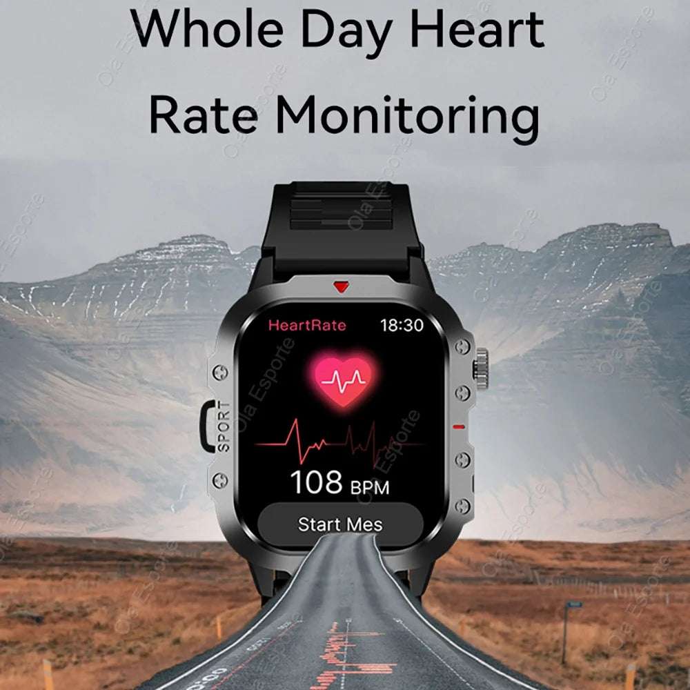 Original Men Smart Watch Bluetooth Call Fitness Clock 3ATM IP68 Swim Waterproof Sports Smartwatch for Women Xiaomi Android 2024 - Mountain ship