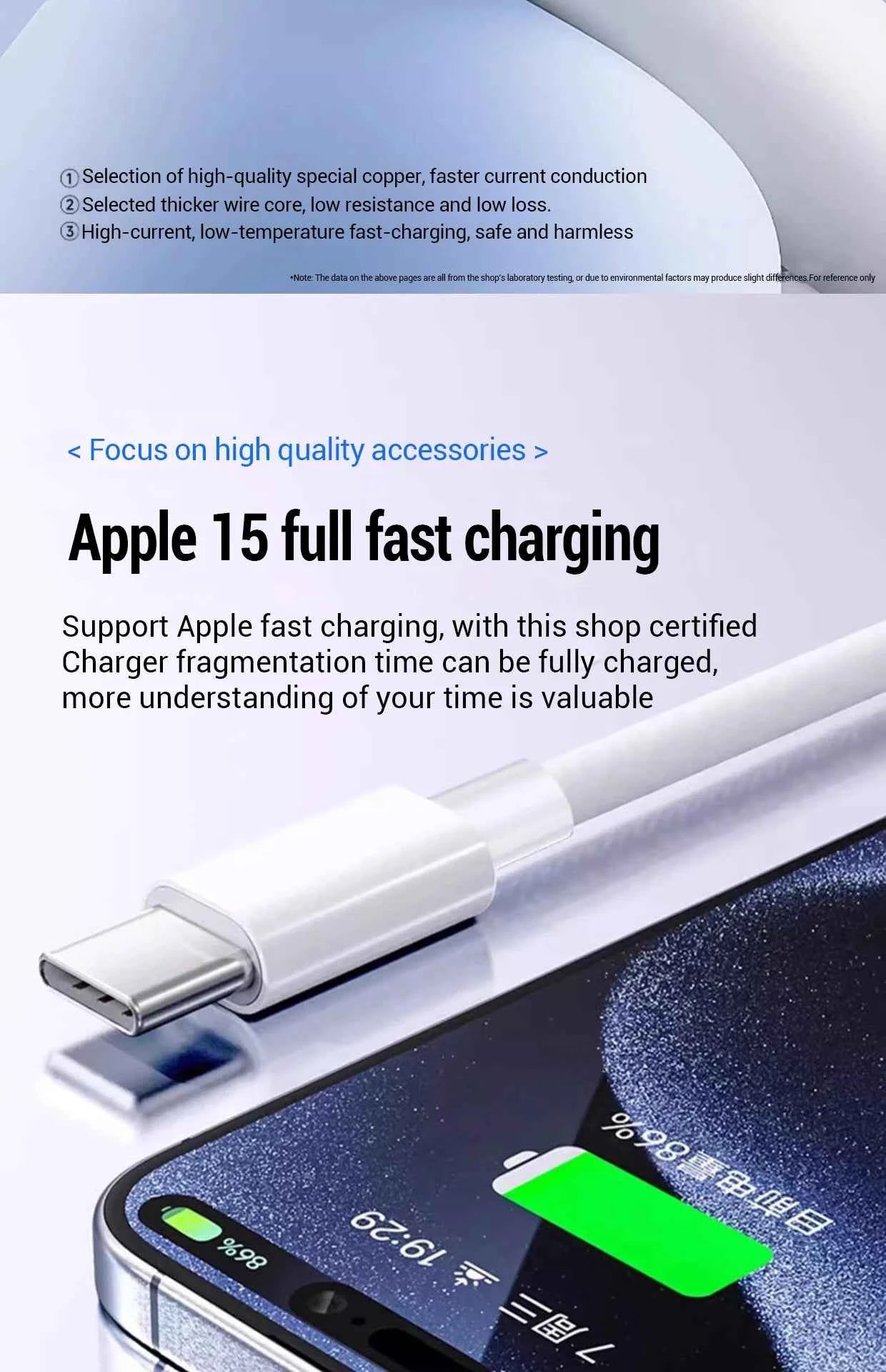 PD 20W Fast charger Cable For iphone 15 14 13 12 11 Pro Max X XS XR 8 7 6 6S Cell Phone Charger Charging Cable Accessories - Mountain ship