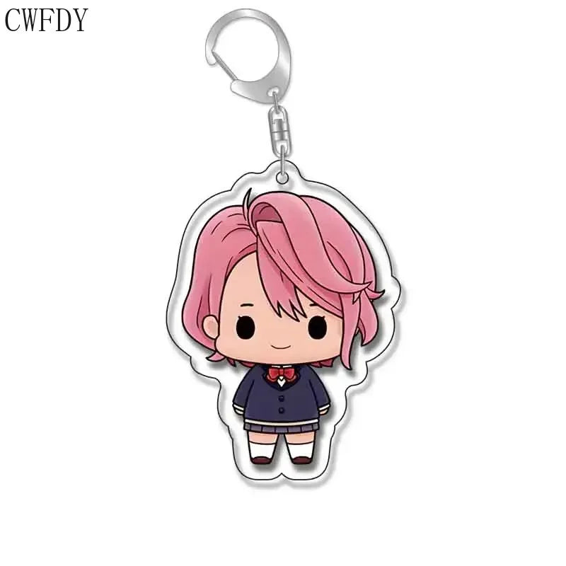 New Anime Dandadan Momo Acrylic Keychain Children Cartoon Badge Pendant Charms Key Chain Jewelry Accessories For Fans Xams Gift Mountain ship