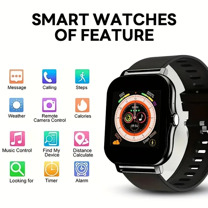 2025 New Bluetooth Answer Call Smart Watch Men Touch Call Fitness Tracker Waterproof Smartwatch Women For Android ios Gift - Mountain ship