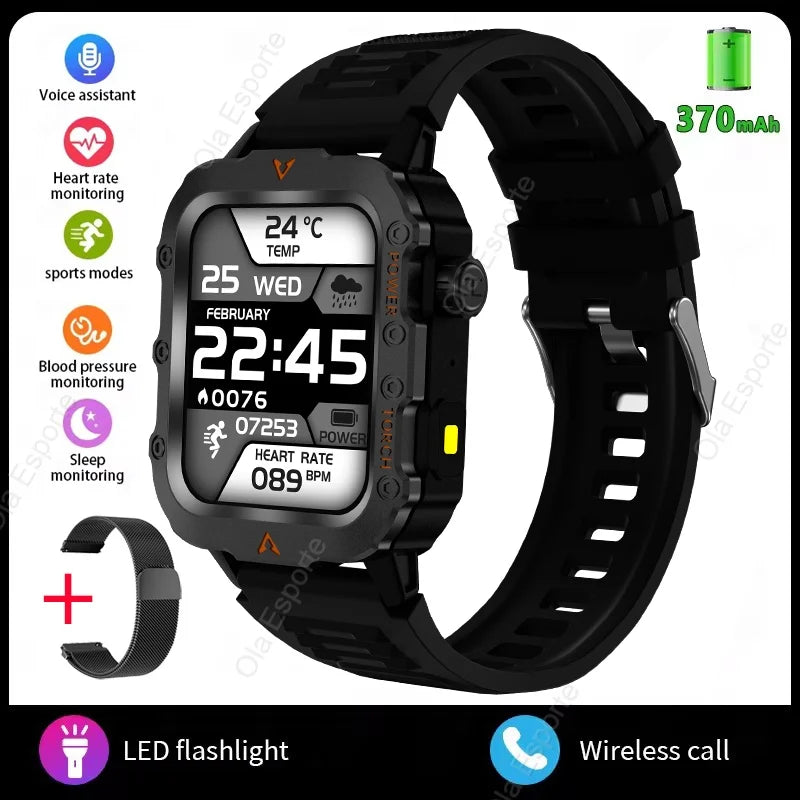 Original Men Smart Watch Bluetooth Call Fitness Clock 3ATM IP68 Swim Waterproof Sports Smartwatch for Women Xiaomi Android 2025 - Mountain ship