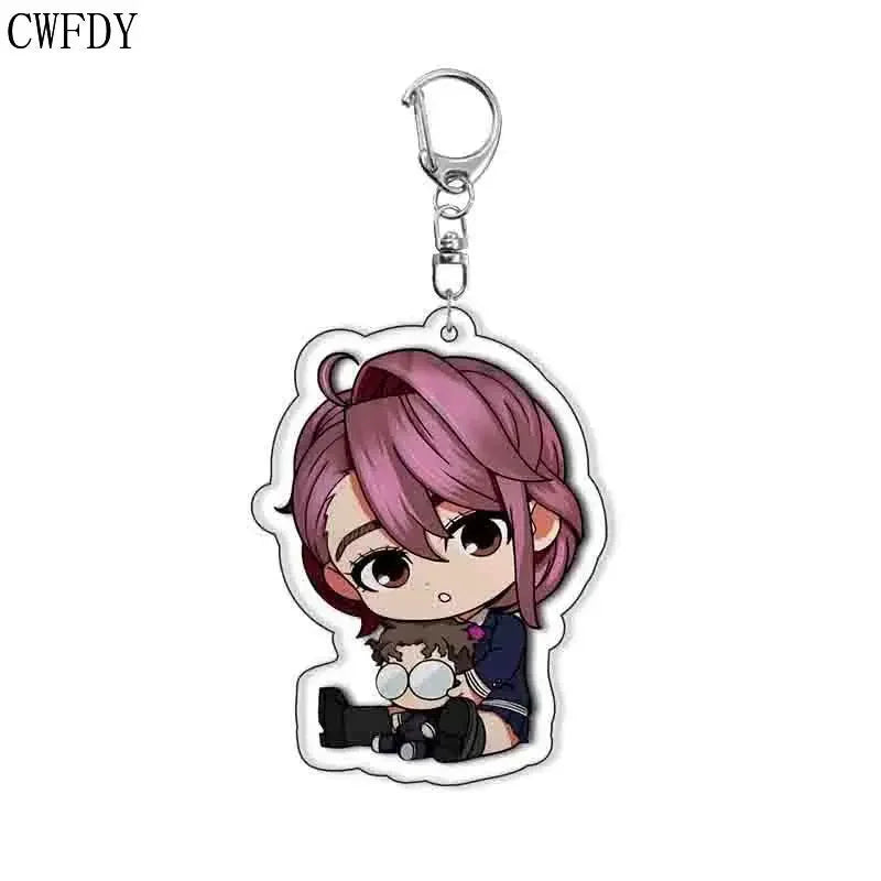 New Anime Dandadan Momo Acrylic Keychain Children Cartoon Badge Pendant Charms Key Chain Jewelry Accessories For Fans Xams Gift - Mountain ship