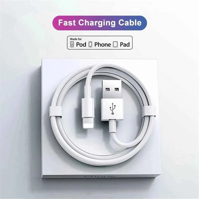 Original 30W USB Cable For Apple iPhone 14 13 12 11 Pro Max 7 8 Plus XS XR Fast Charging USB C TO iOS Cable Charger Accessories - Mountain ship