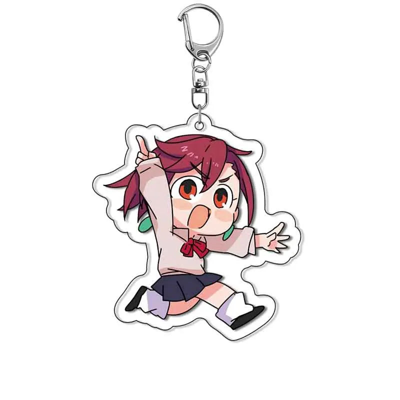 New Anime Dandadan Momo Acrylic Keychain Children Cartoon Badge Pendant Charms Key Chain Jewelry Accessories For Fans Xams Gift Mountain ship