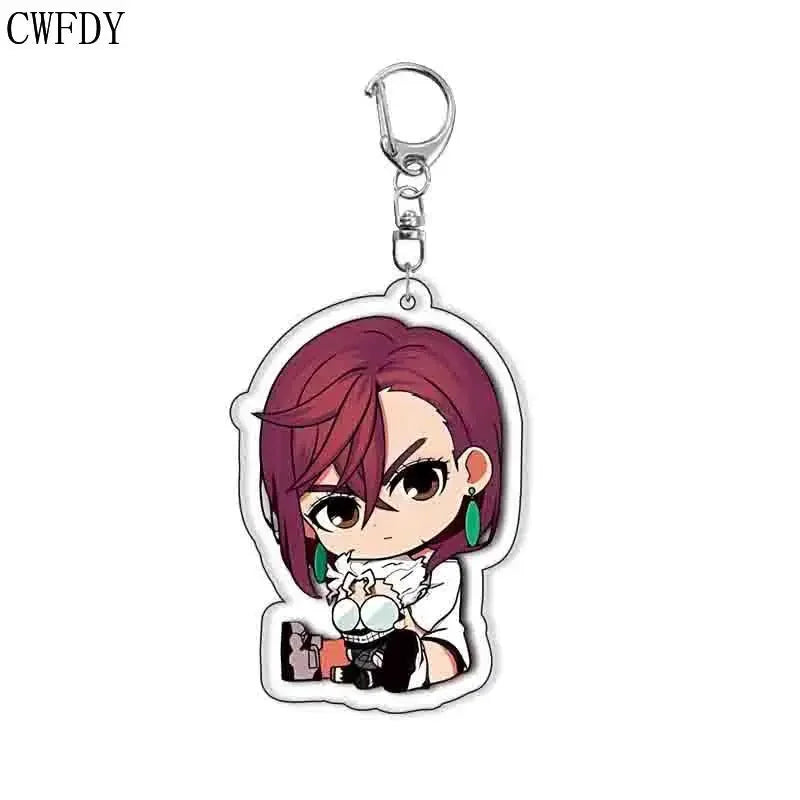 New Anime Dandadan Momo Acrylic Keychain Children Cartoon Badge Pendant Charms Key Chain Jewelry Accessories For Fans Xams Gift - Mountain ship