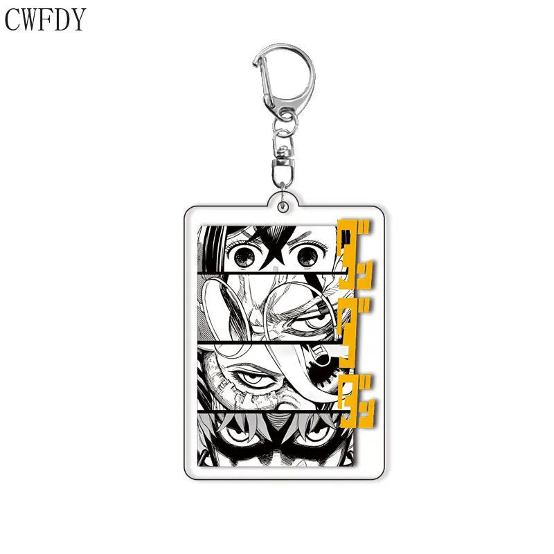 New Anime Dandadan Momo Acrylic Keychain Children Cartoon Badge Pendant Charms Key Chain Jewelry Accessories For Fans Xams Gift - Mountain ship